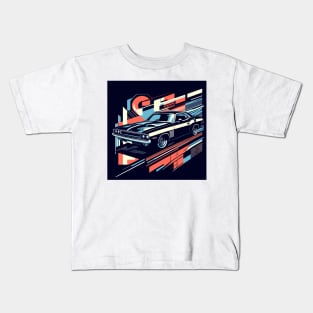 Car Dodge Challenger 1970 Kids T-Shirt